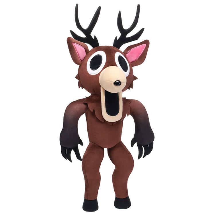 99 Nights In The Forest 12" Deluxe Plush - Deer with DLC Code, detailed plush toy of deer from Roblox game.