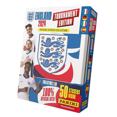 Panini England 2024 Tournament Edition Official Sticker Collection Product: Pocket Tin Sticker Collection Earthlets