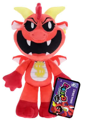 Poppy Playtime Series 4 Nightmare Critters 8" Collectable Plush featuring a red dragon design with a mischievous smile.