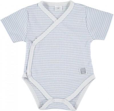 Petit Oh!Short Sleeve Body SuitColour: Blue StripesGender: unisexAge: 0-3clothingEarthlets