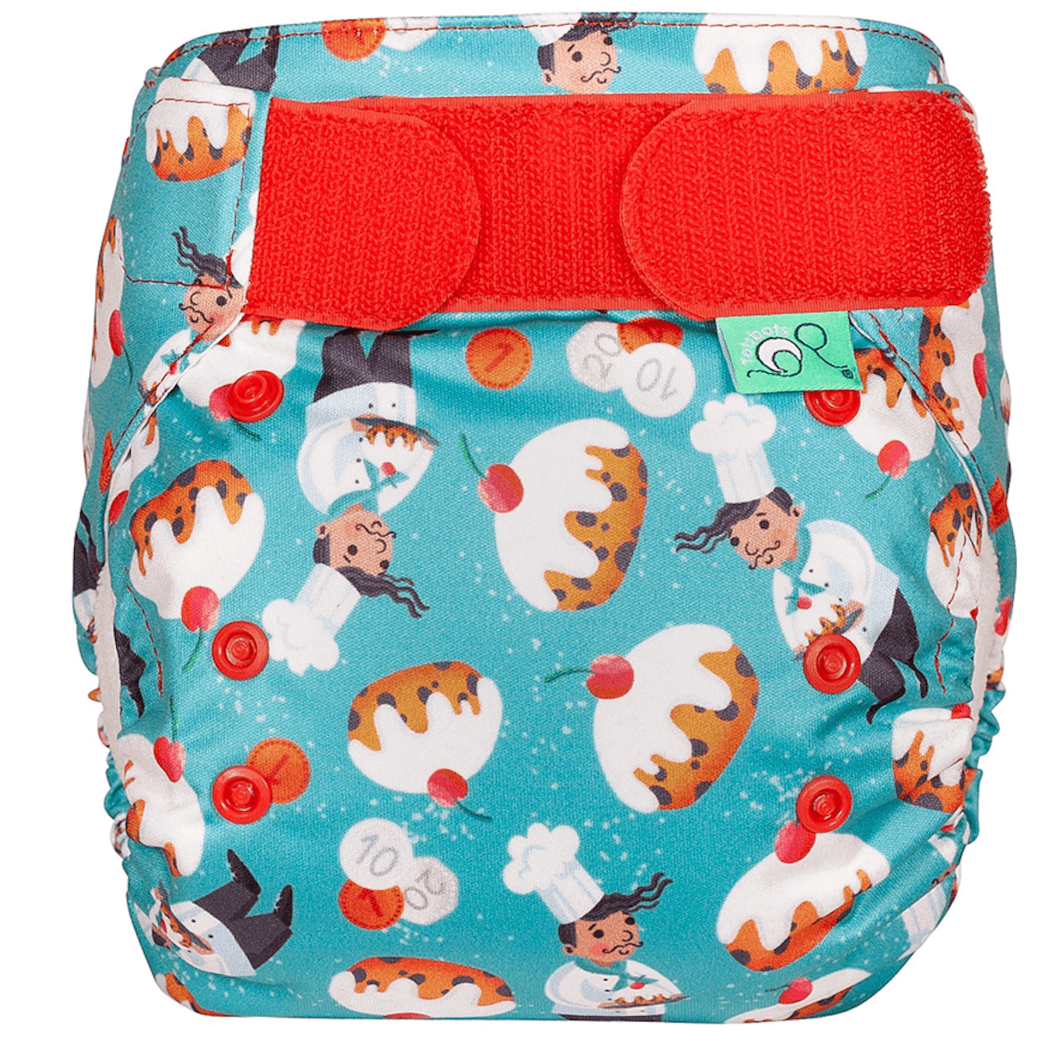 Tots Bots EasyFit Star Nappy All-in-one Colour: Five Currant Buns reusable nappies Earthlets