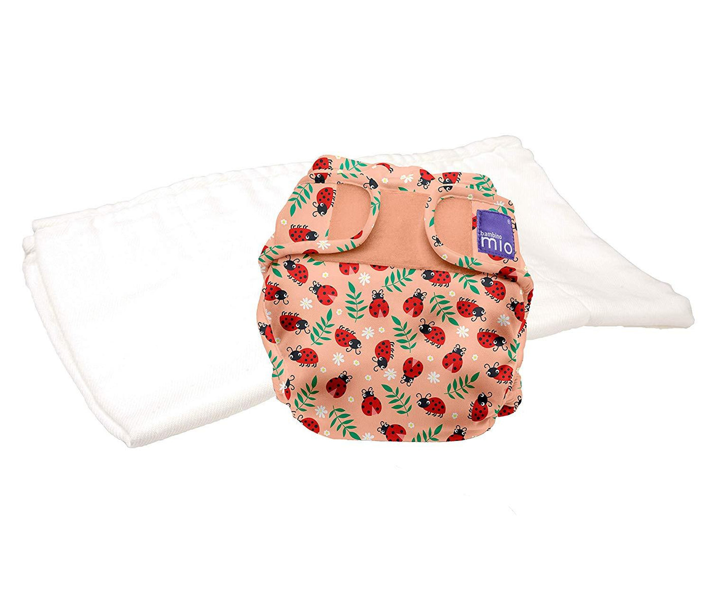 Bambino MioMioduo Two-Piece NappySize: Size 1Colour: Loveable Ladybugreusable nappiesEarthlets