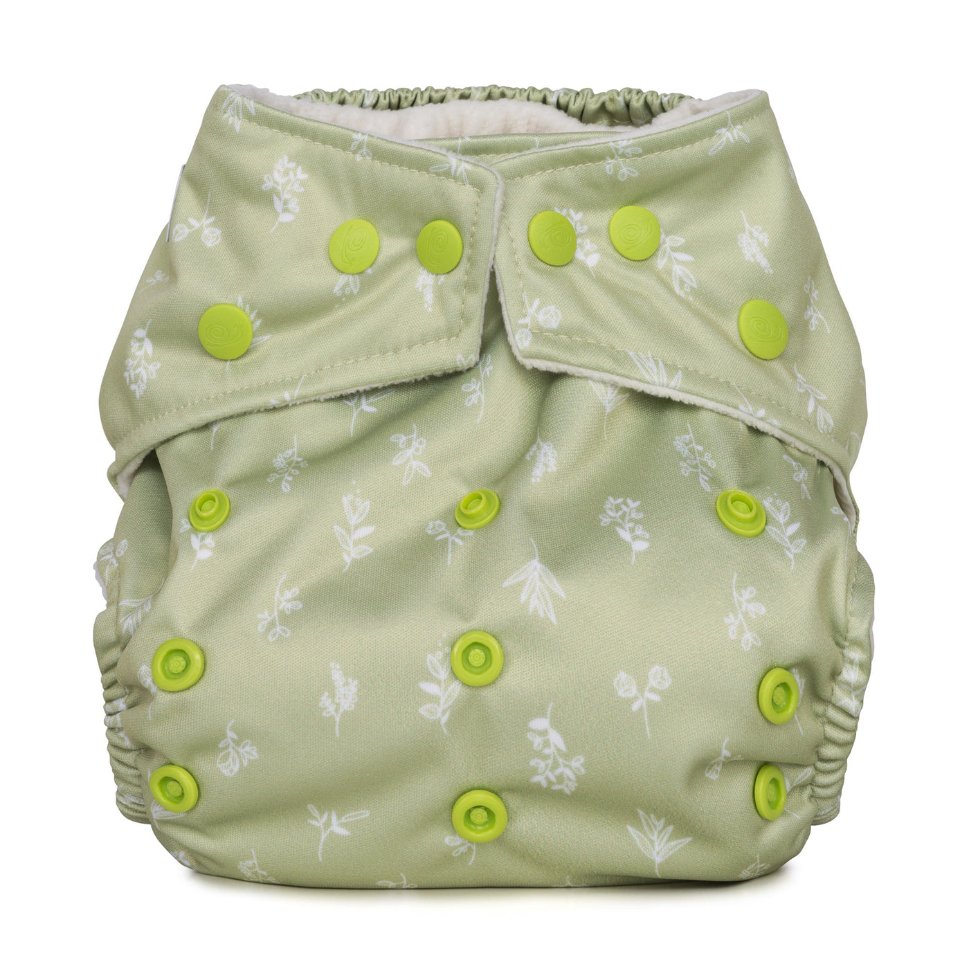 Baba + BooOne Size Reusable Nappy - PrintsColour: Saplingsreusable nappies all in one nappiesEarthlets
