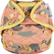 Close Parent Pop-in Single Popper Nappy Bamboo Colour: Cheetah reusable nappies Earthlets