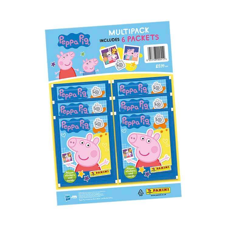 Panini Peppa Pig 2023 Sticker Collection Product: Multipack (6 Packs) Sticker Collection Earthlets