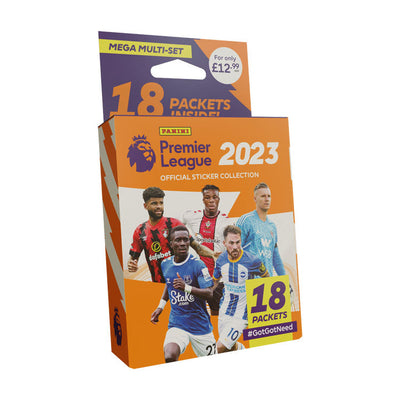 PaniniPremier League 2023 Sticker Mega Multiset (18 Packets)Sticker CollectionEarthlets