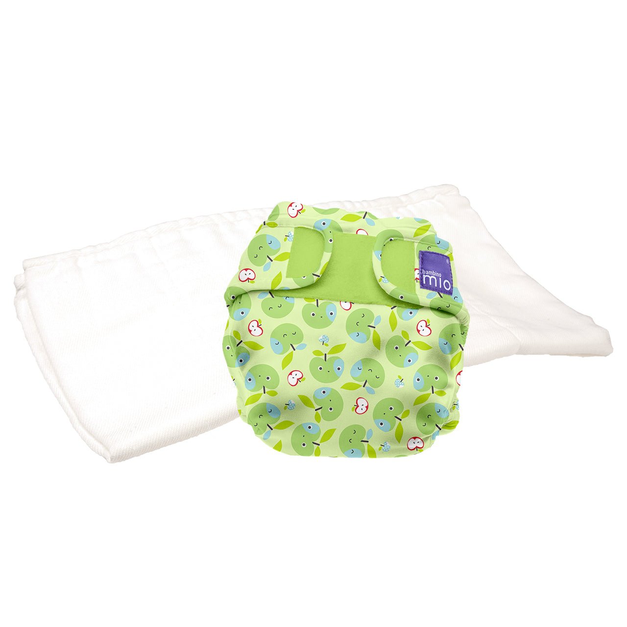 Bambino MioMioduo Two-Piece NappySize: Size 2Colour: Berry Bouncereusable nappiesEarthlets