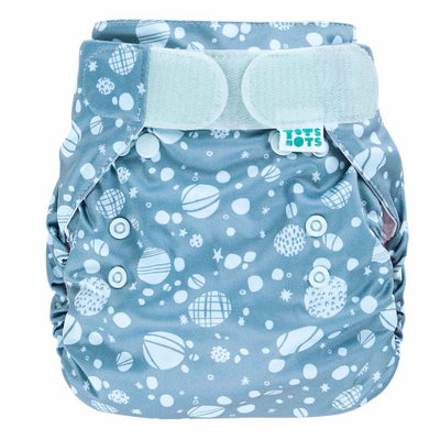 Tots Bots Bamboozle Nappy Wrap Colour: Stargazing Size: Size 1 (6-18lbs) reusable nappies Earthlets