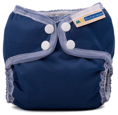 Mother-ease Wizard Uno Stay Dry - Newborn Colour: Navy Size: XS reusable nappies all in one nappies Earthlets