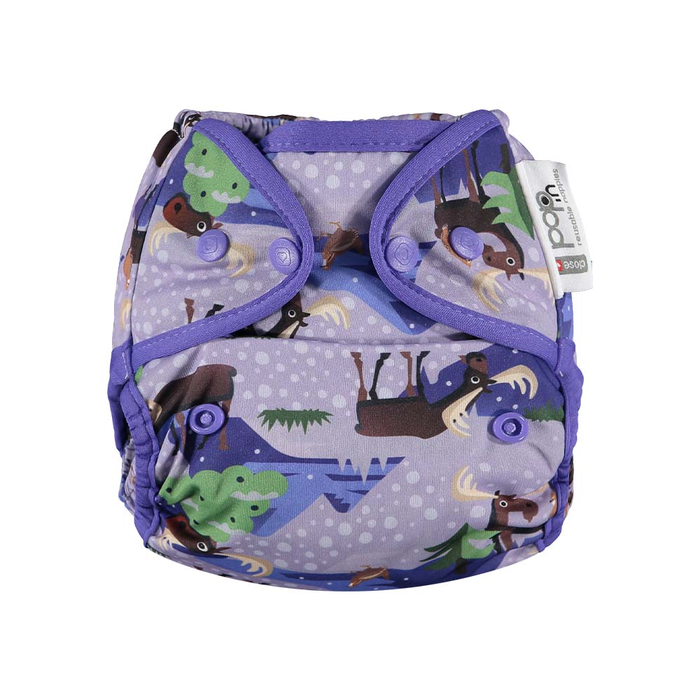 Close ParentPop-in Single Popper Nappy BambooColour: Moosereusable nappiesEarthlets