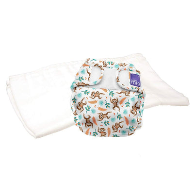 Bambino MioMioduo Two-Piece NappySize: Size 1Colour: Butterfly Bloomreusable nappiesEarthlets