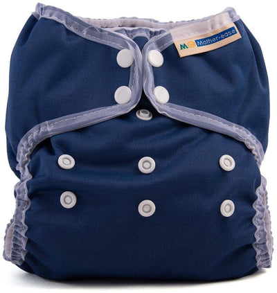 Mother-ease Wizard Duo Cover Colour: Navy Size: XS reusable nappies Earthlets