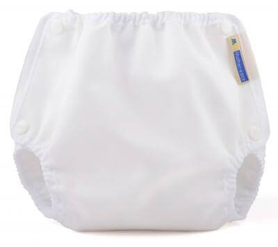 Mother-ease Air Flow Cover White Colour: White size: S reusable nappies Earthlets