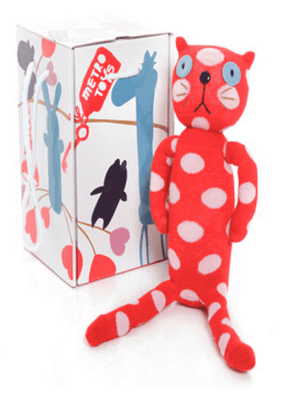 Metro Soft Toys Sock Doll - Kitty Kat baby gifts Earthlets
