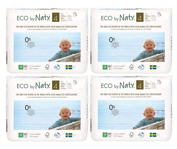 NatySize 4 Pull Up Pants - 22 packMulti Pack: 4disposable nappies size 4Earthlets