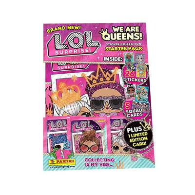 Panini L.O.L Surprise! We Are Queens Sticker Collection Product: Starter Pack (26 Stickers) Sticker Collection Earthlets