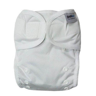 Bambinex Onesize Nappy Wrap Colour: White reusable nappies Earthlets