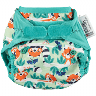 Close ParentPop-in Single Nappy Wrap TabsColour: Red Pandareusable nappiesEarthlets