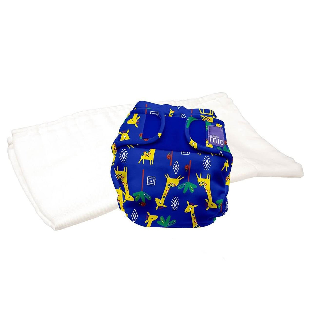 Bambino Mio Mioduo Two-Piece Nappy Size: Size 1 Colour: Butterfly Bloom reusable nappies Earthlets