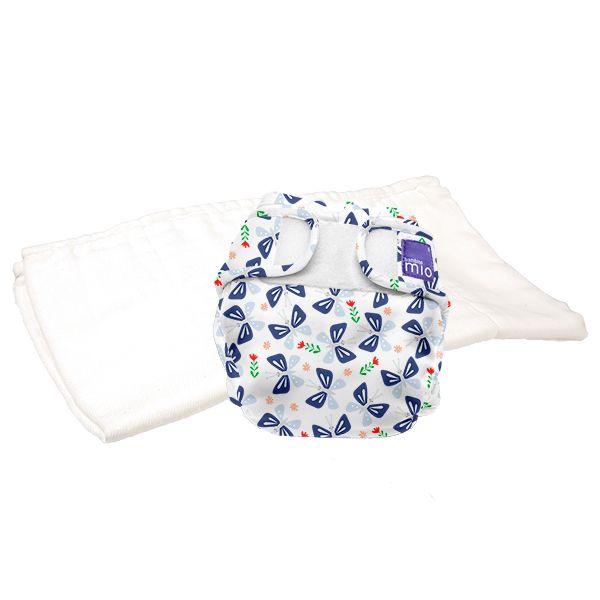 Bambino MioMioduo Two-Piece NappySize: Size 2Colour: Butterfly Bloomreusable nappiesEarthlets