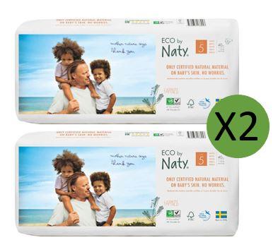 NatySize 5 Eco Nappies - 40 packMulti Pack: 1disposable nappies size 5Earthlets