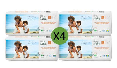 NatySize 5 Eco Nappies - 40 packMulti Pack: 4disposable nappies size 5Earthlets